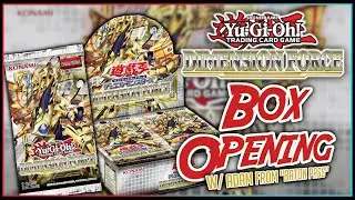 Yu-Gi-Oh! Dimension Force BOX OPENING! feat. Adam from Baton Pass | Dragon's Den TCG