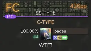 [Live] badeu | Tanaka Hirokazu - C-TYPE [SS-TYPE] +EZHDDT 100.00% {426pp FC} - osu!