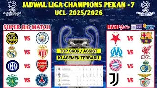 Champions League 2026 Schedule Week 7 - Slavia vs Barcelona - Madrid vs Monaco - Inter vs Arsenal