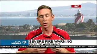 Severe fire warning issued for Western Cape