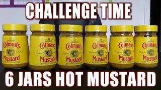 Food Challenge: 6 Jars of Colman's English Hot Mustard | FreakEating vs the World 79