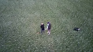 Quickshot on potensic atom at Glasgow Green with my son Daniel 