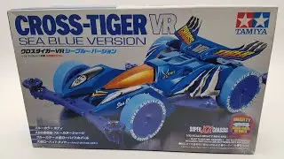 【ミニ四駆】Tamiya Mini 4WD Kits: Cross-Tiger VR Sea Blue Version 92247