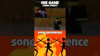 INK Game Emotes & Songs vs Original References #shorts #inkgame #roblox