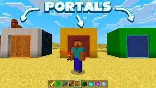 DO NOT CHOOSE the WRONG PORTAL in Minecraft with HUGGY WUGGY and FNAF