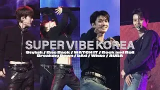 SUPER VIBE KOREA 슈바코 더보이즈 큐 직캠 THEBOYZ Q Cam 4K | 바잇백 • 와칫 • 락앤롤 • 브레이킹던 • 배드 • 화이트 • 아우라