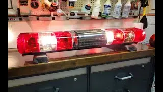 Federal Signal Aerodynic Light Bar New Candy Cane Domes