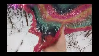 Шаль из Дундаги! Шерсть 100%