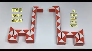How To Make A Giraffe - 24 Pieces Magic Snake Puzzle