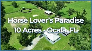 Drone Tour &ndash; Blue Horse Ranch - Ocala Florida Vacation Rental in Horse Country