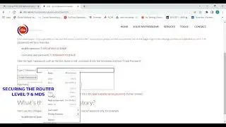 SECURING THE ROUTER PART 3 LEVEL 7 & MD5 ENCRYPTIONS