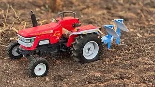 Plow Installation For Mini Rc Tractor🔥 Fully Worked In Farm