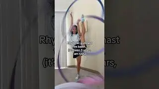 Rhythmic Gymnast Tries Ballet Challenge! #shorts