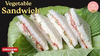 Veg Mayo Sandwich | Easy &Creamy Sandwich Recipe | Perfect for Breakfast & Snacks | ZaikawithZahida