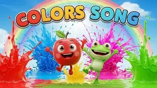 🔴🔵 Learn Red, Blue, Green & Yellow | Nursery Rhymes