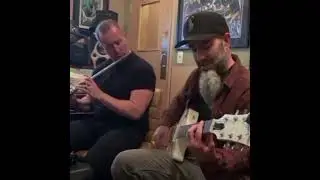 Scott Ian Anthrax & Brendon Small Dethklok w/ flute #anthrax #dethklok #metal #guitar #sod #shorts