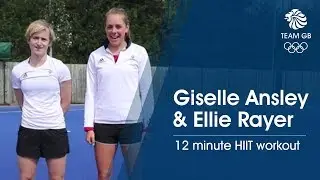 Giselle Ansley & Ellie Rayer - Hockey HIIT for beginners | Workout Wednesday
