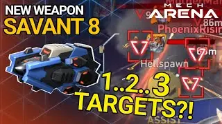 3 Targets? At ONCE?! Meet the New Savant 8! - Redd | Mech Arena