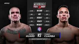 Полный бой &mdash; Тимоти Куамба против Коди Хьюарда &mdash; Freddom Fight Night 2