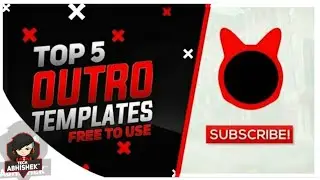 TOP 5 2D OUTRO TEMPLATES NO TEXT + FREE DOWNLOAD || NEW 2023 🔥🔥