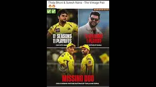 Ms Dhoni & Suresh Raina Friendship 🥰🥰| #csk #msdhoni #sureshraina #friends #trending #viral #shorts