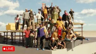 THE SAN VAN SWARM: Massive 50+ Player Multiplayer Lobby!