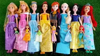 Mattel Disney Princesses Dress up Ariel,Rapunzel, Belle, Tiana, Sindirella, Mulan DIY
