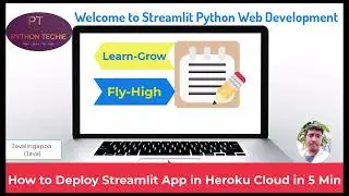How to Deploy Streamlit Python Application  on Heroku Cloud Platform