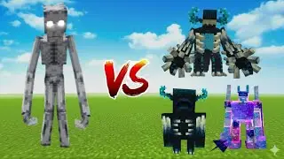 SCP-096 VS EVERY MUTANT CREATURE IN MINECRAFT MOB BATTLE 