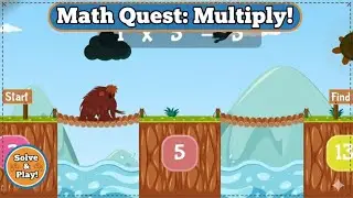 Math Quest: Mammoth Adventure | Fun Multiplication Puzzles for Kids