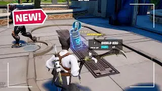 Where to get NEW Shield Keg in Fortnite - Shield Keg Gameplay
