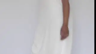 Judith Atelier | White Drawstring Dress on RIGHTLAND