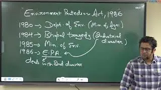 ECOLOGY, ENVIRONMENT & DM -Class 07  [ Vision IAS - Foundation Course  ] UPSC LECTURES 2025