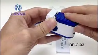 TFT Display Fingertip Pulse Oximeter Monitor for Hospital, Clinic, Home & Sports Oximeter LK88 blue