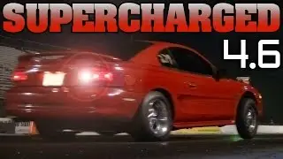 10 second Supercharged sn95 Mustang Gt drag racing Edgewater 2012