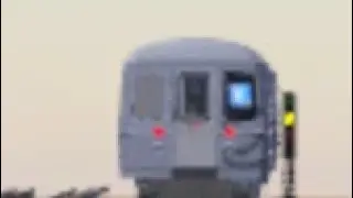 R68 E train to 57 (totally no foam here) departs Fairview