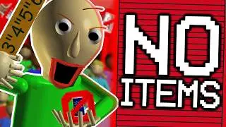 Can You Beat Baldi's Basics Plus With NO ITEMS?