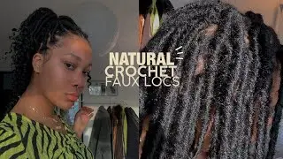 THE MOST NATURAL FAUX CROCHET LOCS TUTORIAL USING CHEAP HAIR FROM AMAZON (beginner friendly)🦋