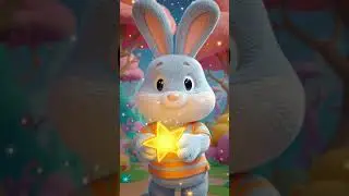 Benny the Bunny Finds a Magic Star 🌟 | Cute Kids Cartoon Story #shorts