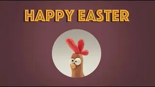 HAPPY EASTER! - STOP MOTION ANIMATION #happyeaster #waaber #easter #animation