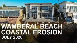 Drone Capture Storm Damage - Wamberal Beach, Australia