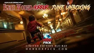 HORRORPACK BLU-RAY UNBOXING | JUNE 2024 | HANGOUT | Flesh Wound HORROR | BLU RAY