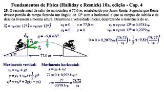 Aula 25  - Fundamentos de Física (Halliday e Resnick) 10a. Edição - Cap 4.