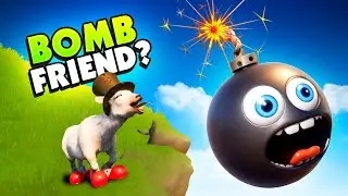 Мой лучший друг — настоящая БОМБА! — Goat Simulator 3 DLC