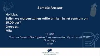 Practice Questions for Dutch A2 Writing Exam (With Answers + English Translation)