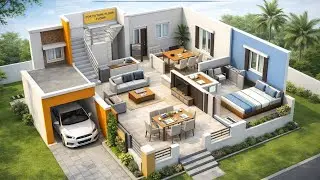 30&times;40 Ka Modern Ghar 🏠 | Complete House Plan + 3D Photos | Low Budget Dream Home