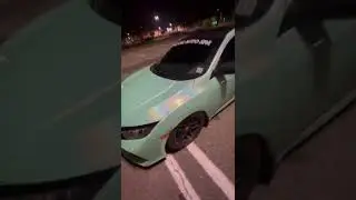 Crazy Honda civic car vinyl wrap