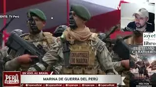 Español REACCIONA a LA GRAN PARADA MILITAR PERUANA *HISPANIDAD*