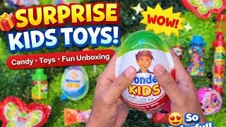 Surprise Kids Toys & Candy Unboxing 🍫🎁 | Wonder Kids Fun 