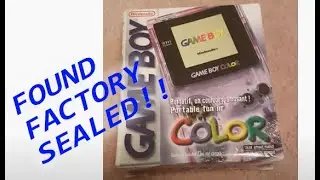 We found a FACTORY SEALED Atomic Purple Nintendo Gameboy [Mint Condition]